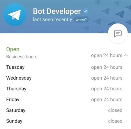 Telegram Business Accounts